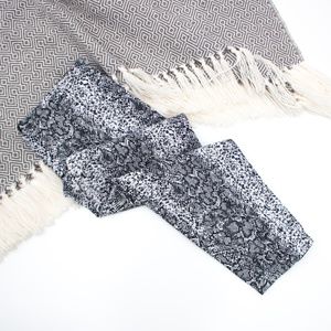 Vintage | Snake Skin Print High-Waisted Jeggings